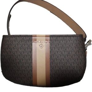 Michael Kors Striped Adjustable Belt Bag (FANNY PACK)
